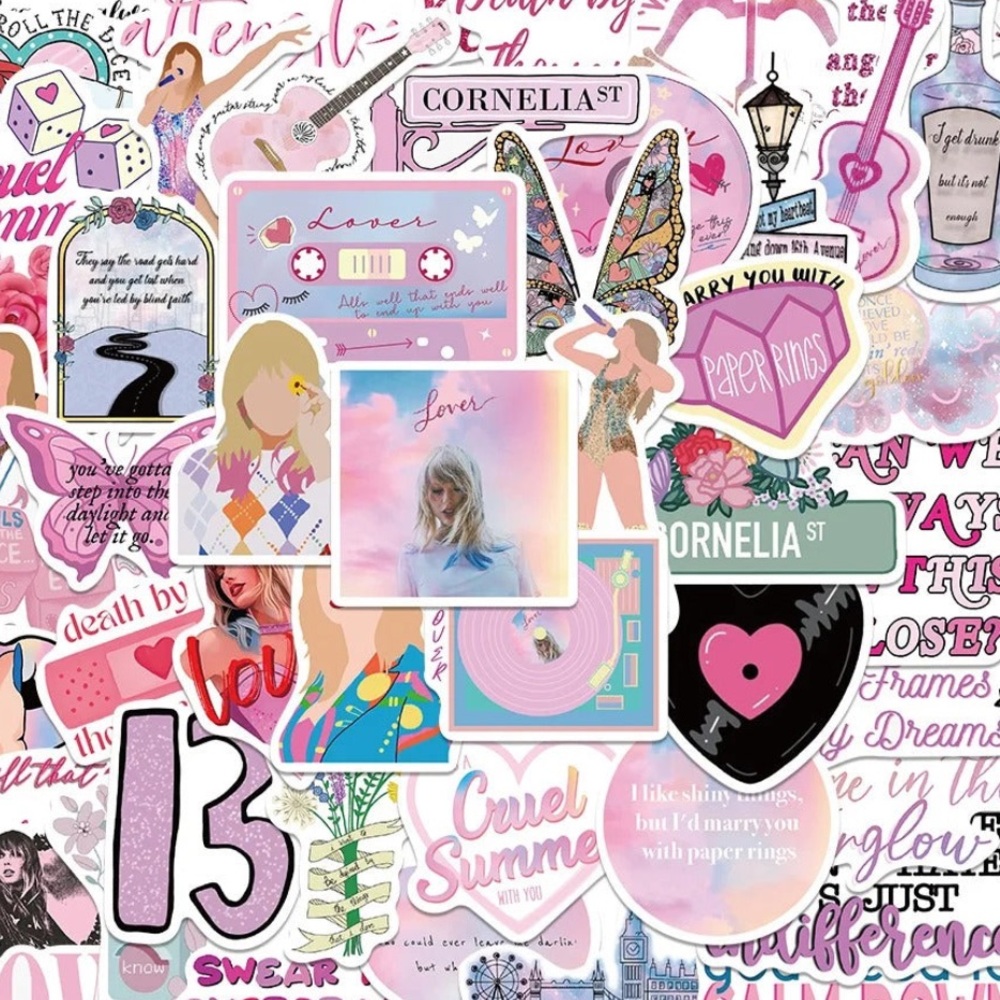 New Taylor Swift Sticker Lot! ✨🫶🏻🩵🤍